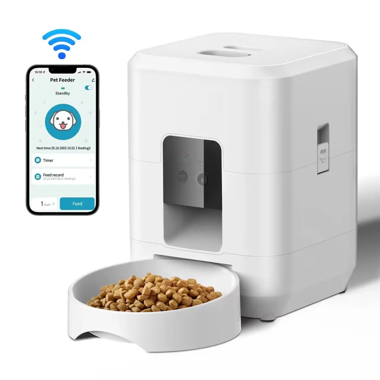 Black Smart Food Feeder